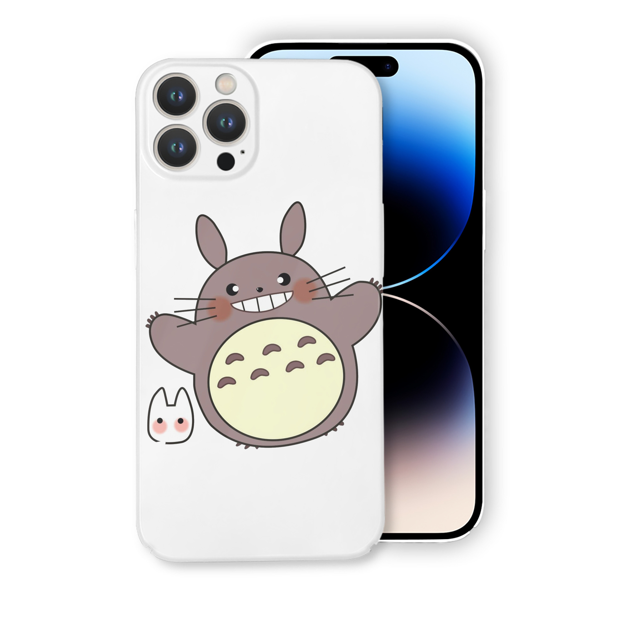 （画像用） となりのトトロ 草壁メイ 草壁サツキ My Neighbor Totoro Satsuki Kusakabe Mei Kusakabe 【iPhone 14シリーズ対応】ハードケース